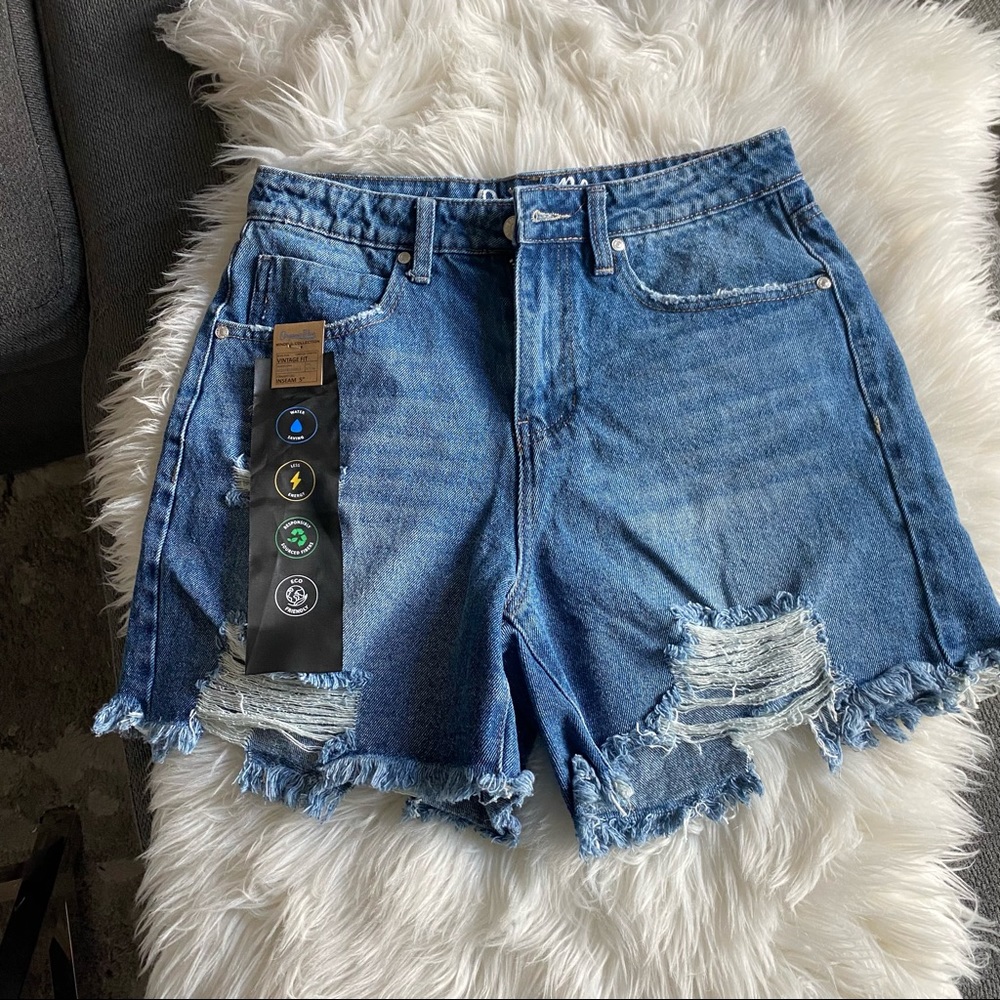 Organic Blue High Rise Vintage Fit